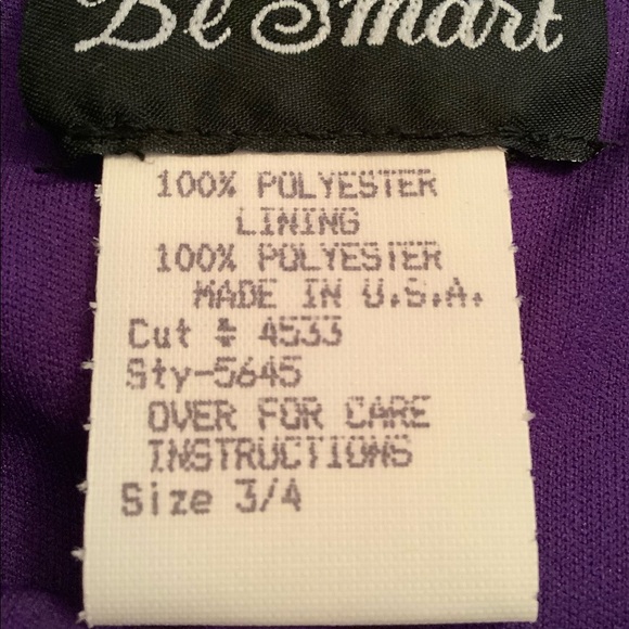 Womens Purple Long Dress. Size 3-4. - Picture 10 of 10